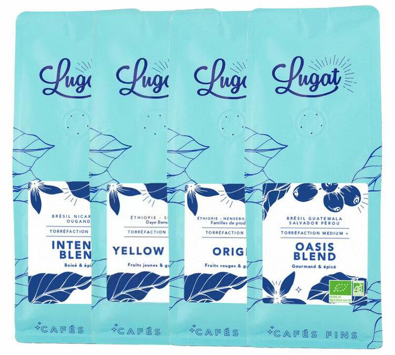 Lugat Espresso Selection Pack Specialty Coffee Beans - 4 x 250g image number 0