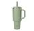 Gourde isotherme paille et bouchon &eacute;tanche vert tilleul - 90 cl - QWETCH image