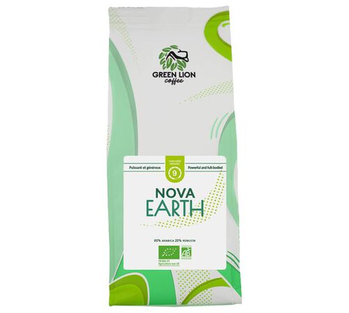 GREEN LION COFFEE - Caff&eacute; in chicchi - Nova Earth -250 g