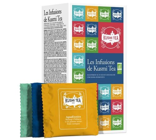 Kusmi Tea Organic Herbal Tea Selection Box x 24 Tea Bags image number 1