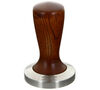 MOTTA stainless steel Tamper with wooden handle - 58mm flat base image number 0