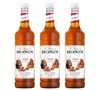 Sirop Monin Caramel - Bouteille plastique - 3 x 1L image number 0