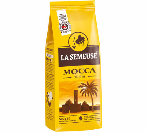 Caf&eacute; en grains - Mocca 100% Arabica - 500gr - LA SEMEUSE