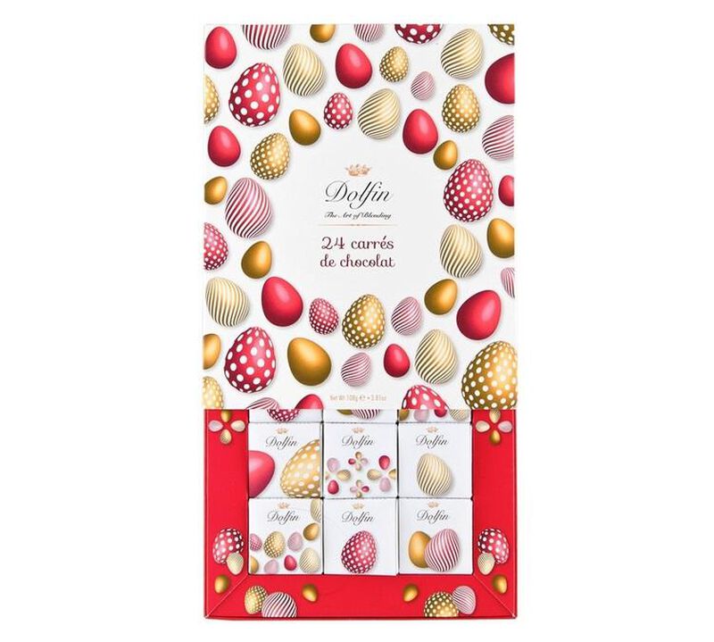 Dolfin Easter Chocolate Square Gift Box - 120g image number 0