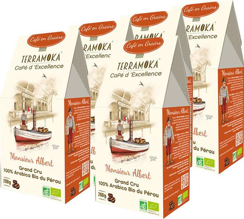 Terramoka Albert organic coffee beans - 1kg image number 0