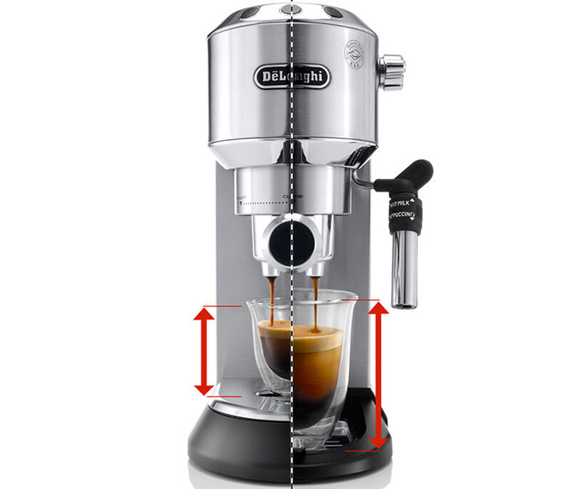 DeLonghi Dedica EC685.M Inox spazzolato Macchina per caff&egrave; espresso image number 3
