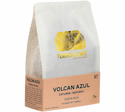 250 g - Caf&eacute; en grain - Volcan Azul Caturra - TERRES DE CAF&Eacute;