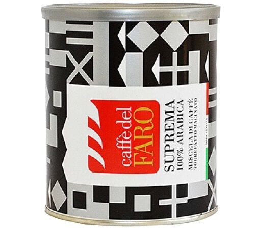 Caff&egrave; del Faro Ground Coffee Suprema 100% Arabica - 250g
