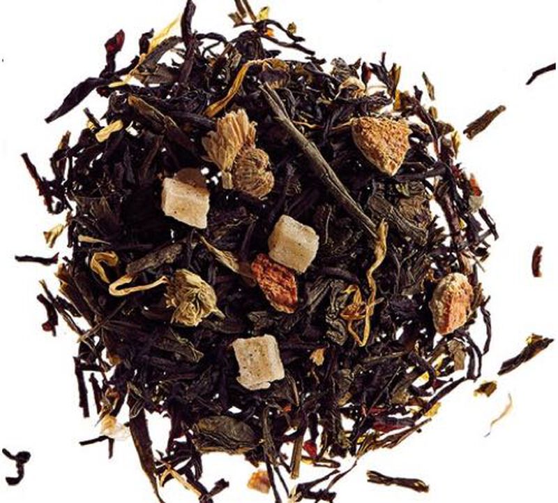 Summertime blend of green and black loose leaf tea - 100g - Comptoir Fran&ccedil;ais du Th&eacute; image number 0