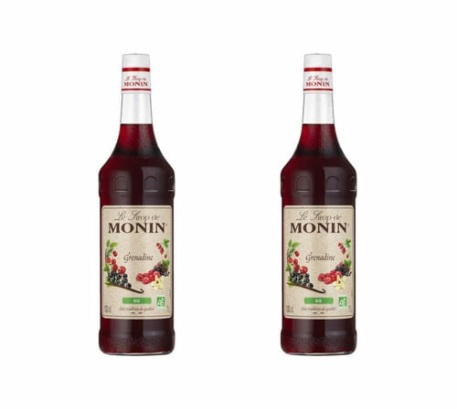Sirop bio Monin - Grenadine - 2 x 1 L