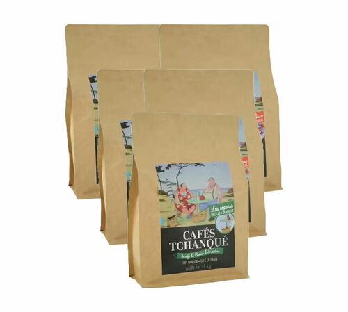 5 Kg Caf&eacute; en grain Les Copains  - Caf&eacute;s Tchanqu&eacute;s