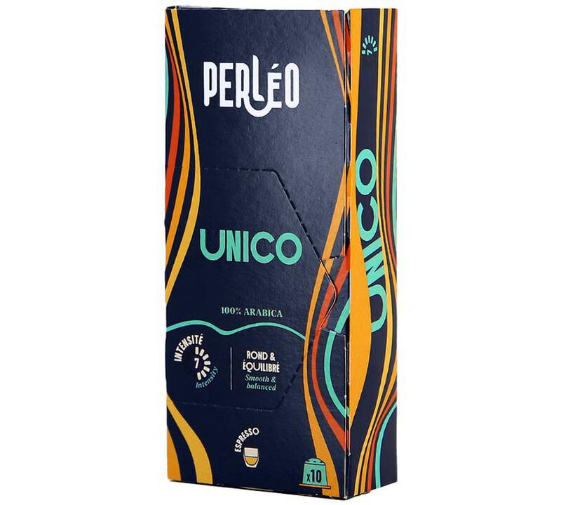 10 Nespresso* Original Compatible Capsules Unico &ndash; PERLEO image number 1