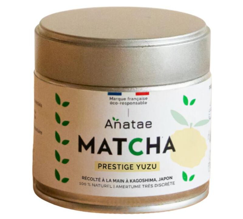 Th&eacute; Matcha - PRESTIGE YUZU - BIO - 30gr - ANATAE image number 0