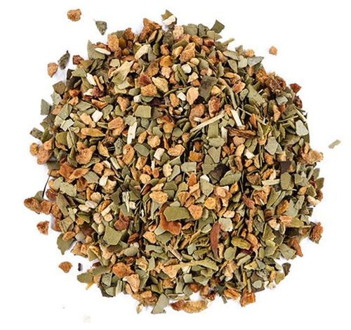 Pack Infusion La Belle &Eacute;chapp&eacute;e et Th&eacute; Mat&eacute; Le Verger &Eacute;nergisant Bio - Vrac 2 x 100 g - COMPTOIR FRAN&Ccedil;AIS DU image number 1