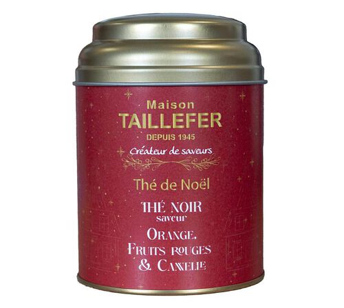 Maison Taillefer Christmas Black Tea - 100g loose tea tin