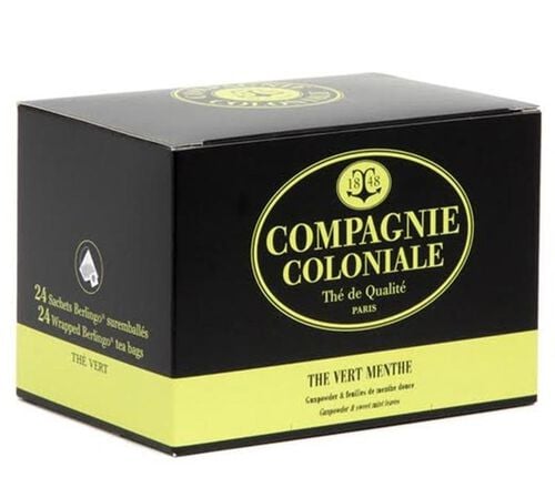 24 Berlingots suremball&eacute;s Th&eacute; vert Menthe - COMPAGNIE & CO