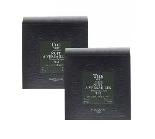Th&eacute; Vert Nuit &agrave; Versailles - 40 sachets achet&eacute;s 10 OFFERTS - DAMMANN FR&Egrave;RES