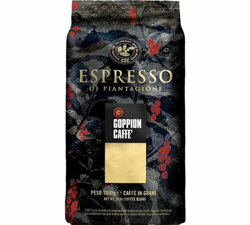 Goppion Caff&egrave; - Caff&egrave; in grani - Espresso di Piantagione 100% Arabica 1 kg