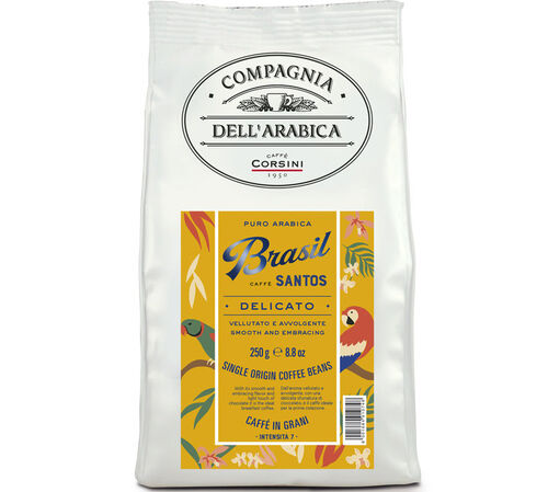 Caff&egrave; Corsini Coffee Beans Brasile Santos - 250g