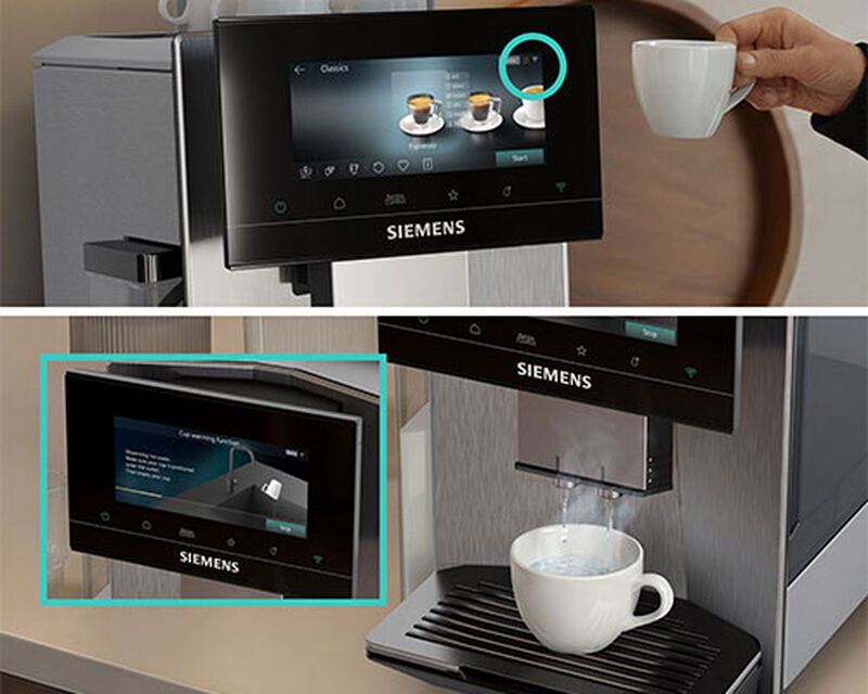 Expresso Broyeur SIEMENS EQ.900 TQ923E83 Inox image number 3