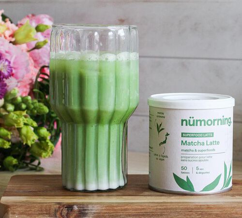 N&uuml;Morning Matcha Latte - Super Food Latte - 100g image number 3