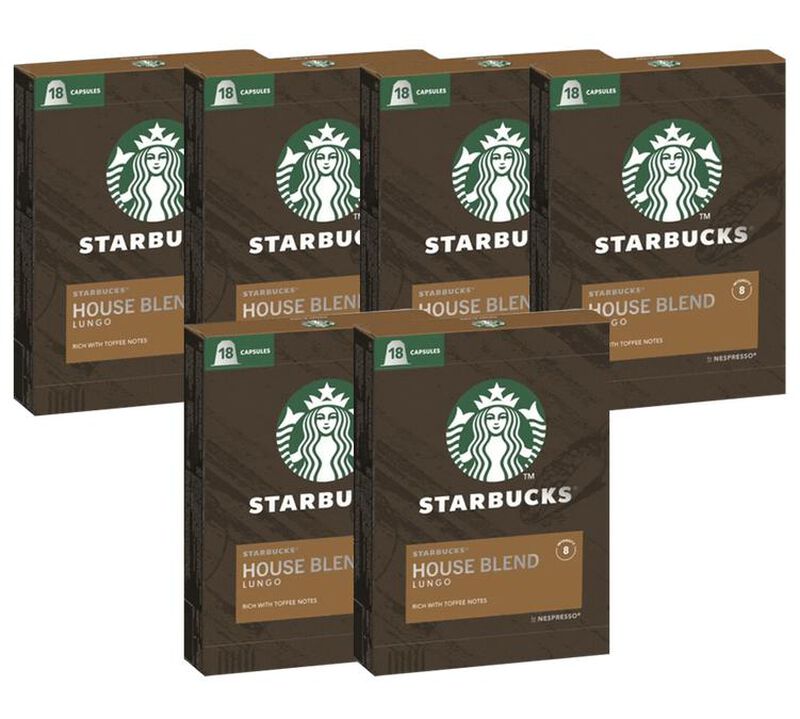 108 Nespresso* Original Compatible Capsules House Blend &ndash; STARBUCKS image number 0