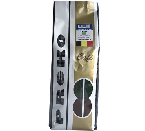 Preko Organic Decaf Coffee Beans - 100% Arabica - 1kg - Caf&eacute;s Preko