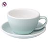 6 Tasses Caf&eacute; Latte et sous-tasses Egg 30cl River Blue - Loveramics image number 1