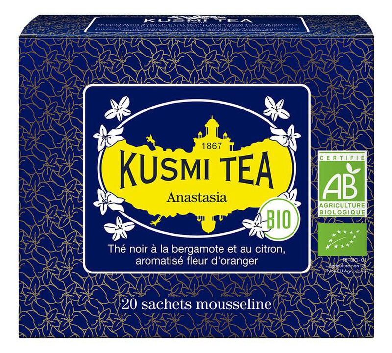 Kusmi Tea - T&egrave; nero Biologico - Anastasia 20 bustine image number 0