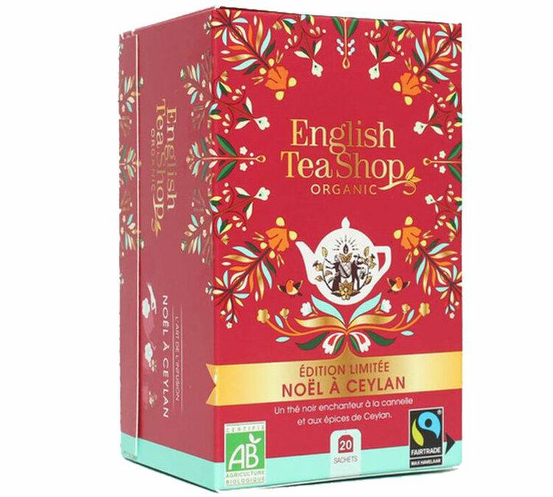 English Tea Shop Christmas in Ceylon Organic Christmas Black Tea - 20 tea sachets image number 1