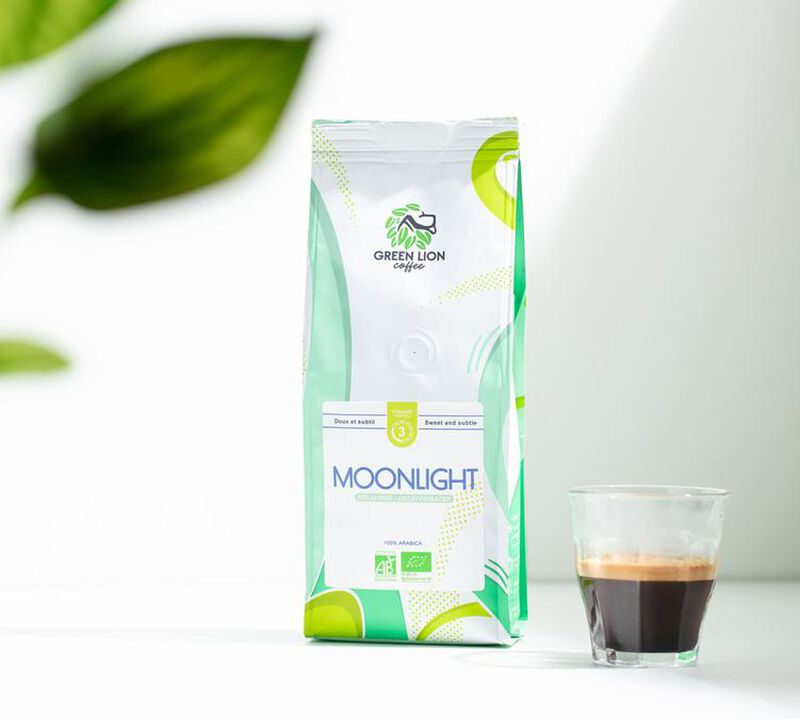 Green Lion Coffee  - Caff&egrave; macinato bio decaffeinato - Moonlight 250 g image number 1