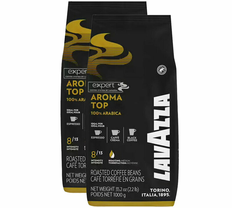 2 X 1 kg - Caf&eacute; en grain - Aroma Top - LAVAZZA image number 0