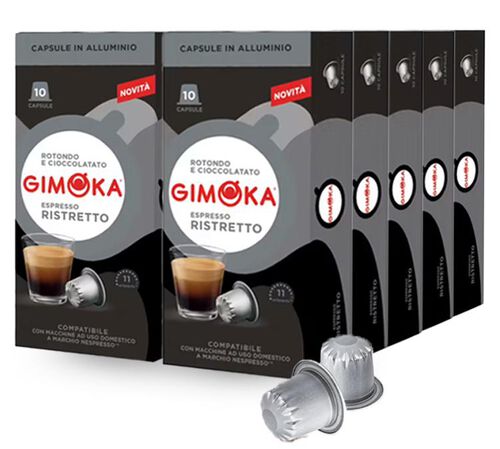 100 capsule compatibili Nespresso* Original Ristretto &ndash; Gimoka