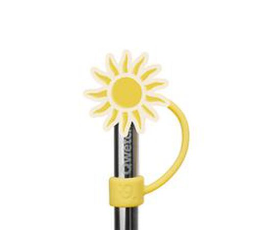 Embout pour paille soleil citron - Pour travel cup - QWETCH