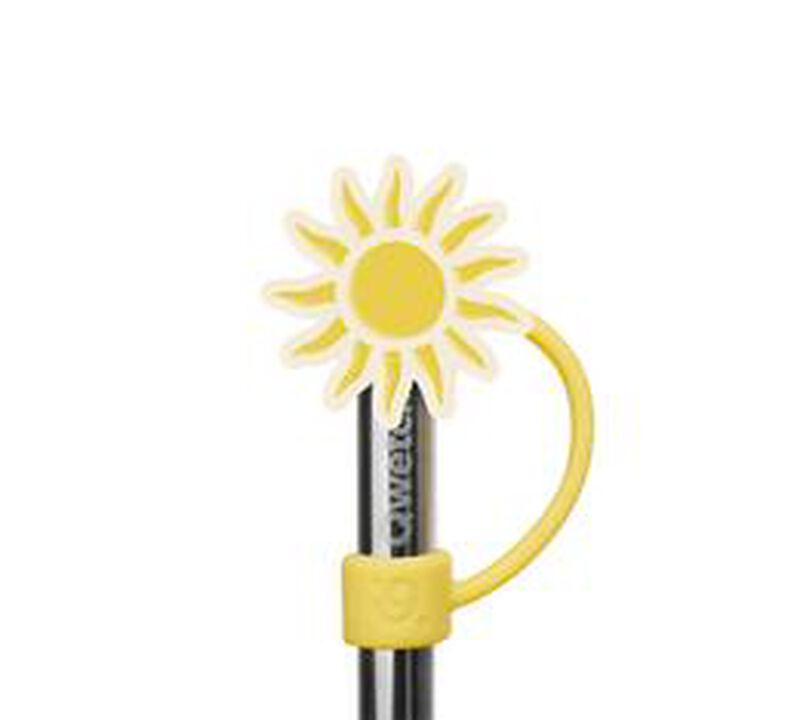 Embout pour paille soleil citron - Pour travel cup - QWETCH image number 0