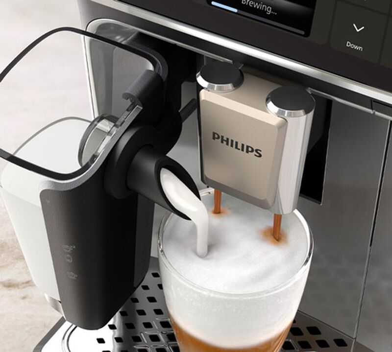 Expresso Broyeur PHILIPS SilentBrew EP4446/70 LatteGo Silver image number 3