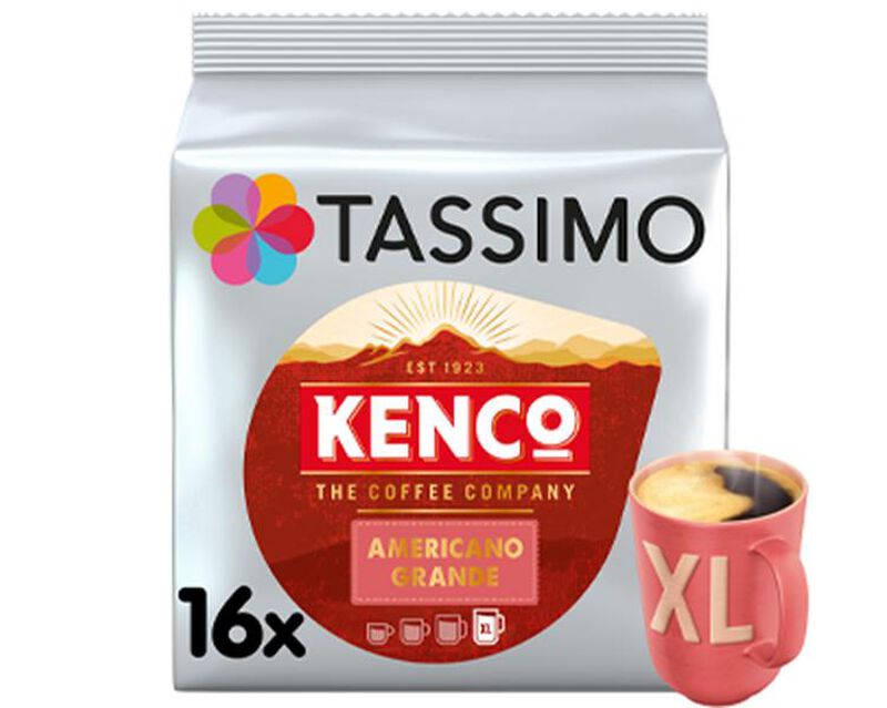 Tassimo Pods Kenco Americano Grande XL x 16 image number 2