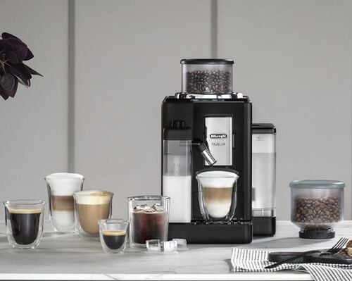 Machine &agrave; caf&eacute; auto - RIVELIA + lait - DELONGHI - Bon &eacute;tat image number 3