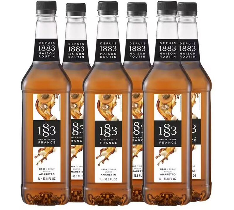Sirop Amaretto - Bouteille plastique - 6 x 1L - 1883 ROUTIN image number 0