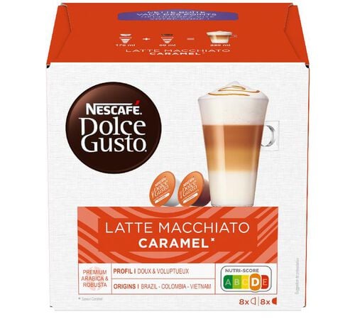 16 Latte Macchiato Caramel Pods - NESCAFE* DOLCE GUSTO*
