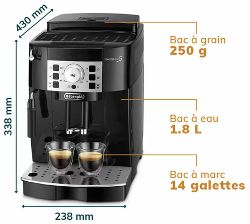 Delonghi Magnifica S ECAM 22.140.B Macchina da caff&egrave; automatica image number 1
