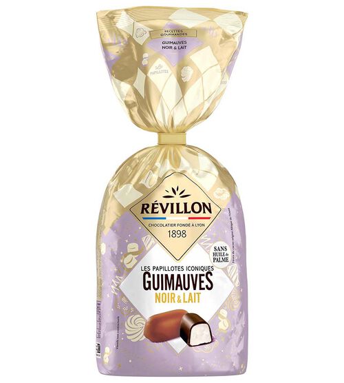 Les papillotes guimauves noir et lait - 300 g - R&Eacute;VILLON
