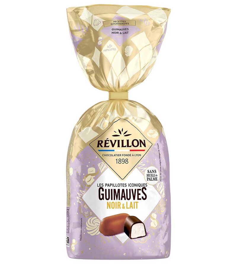 Les papillotes guimauves noir et lait - 300 g - R&Eacute;VILLON image number 0