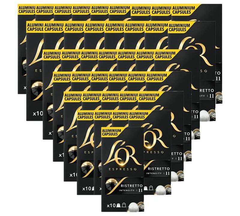 400 capsules compatibles Nespresso* Original Ristretto - L'OR ESPRESSO image number 0