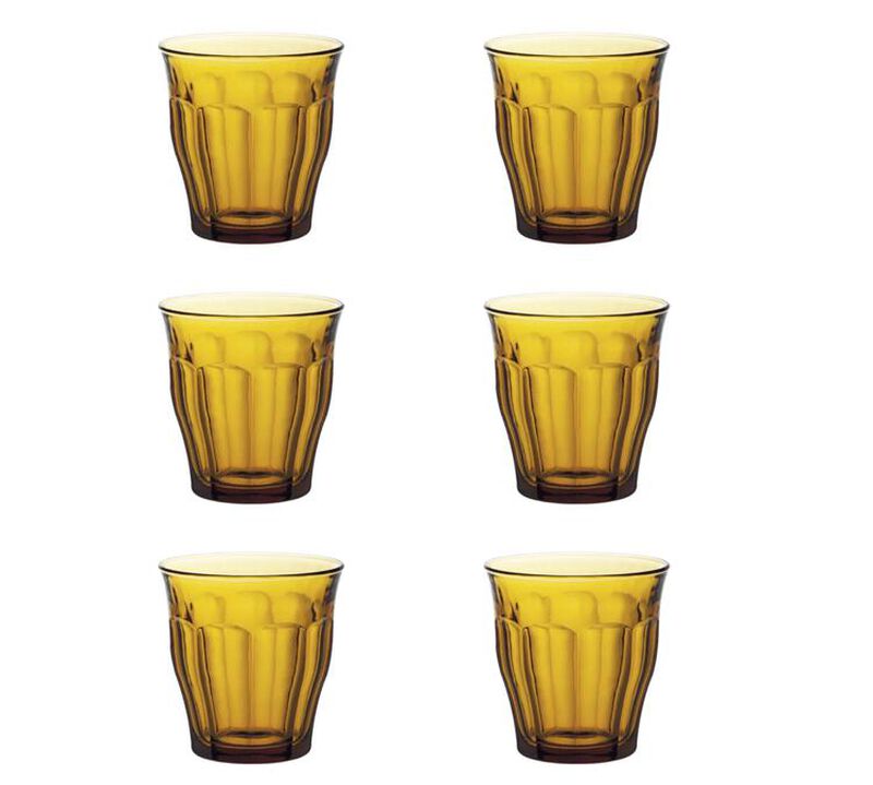 6 gobelets "Picardie" couleur vermeil 25 cl - Duralex image number 0
