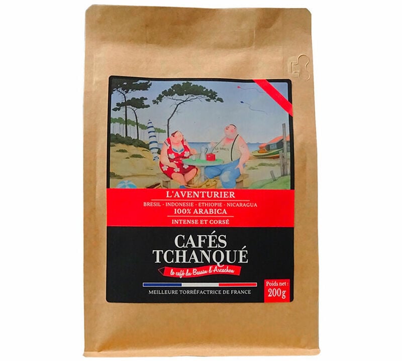 200 g - Caf&eacute; en grain - Aventurier - TCHANQU&Eacute; GOURMET image number 0