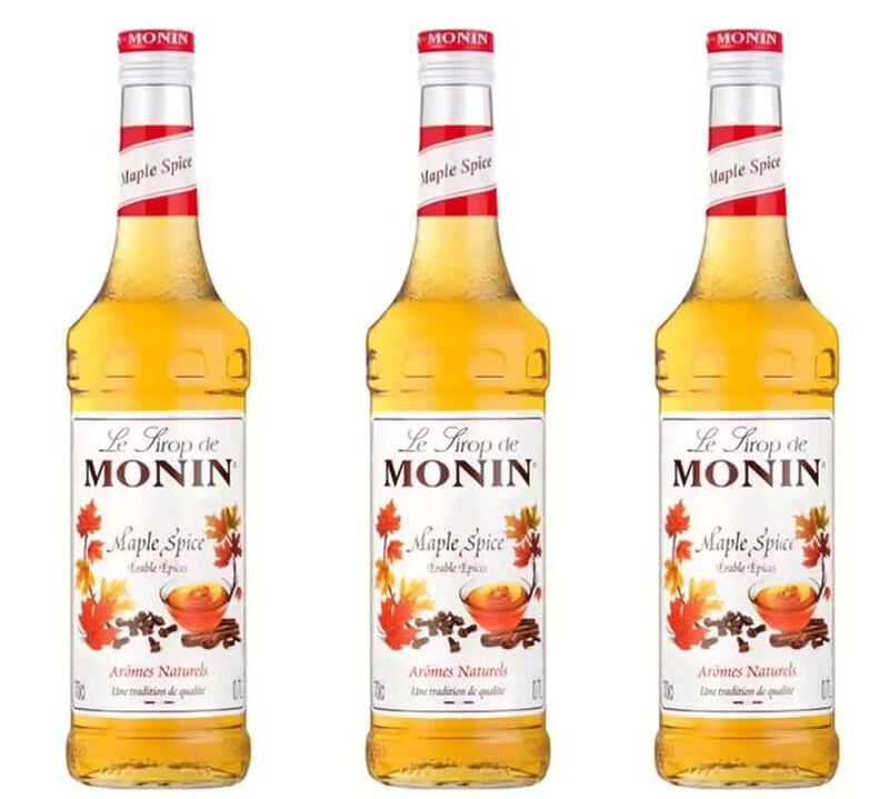Lot de 3 Sirops - &Eacute;rable et &Eacute;pices - 70cl - MONIN image number 0