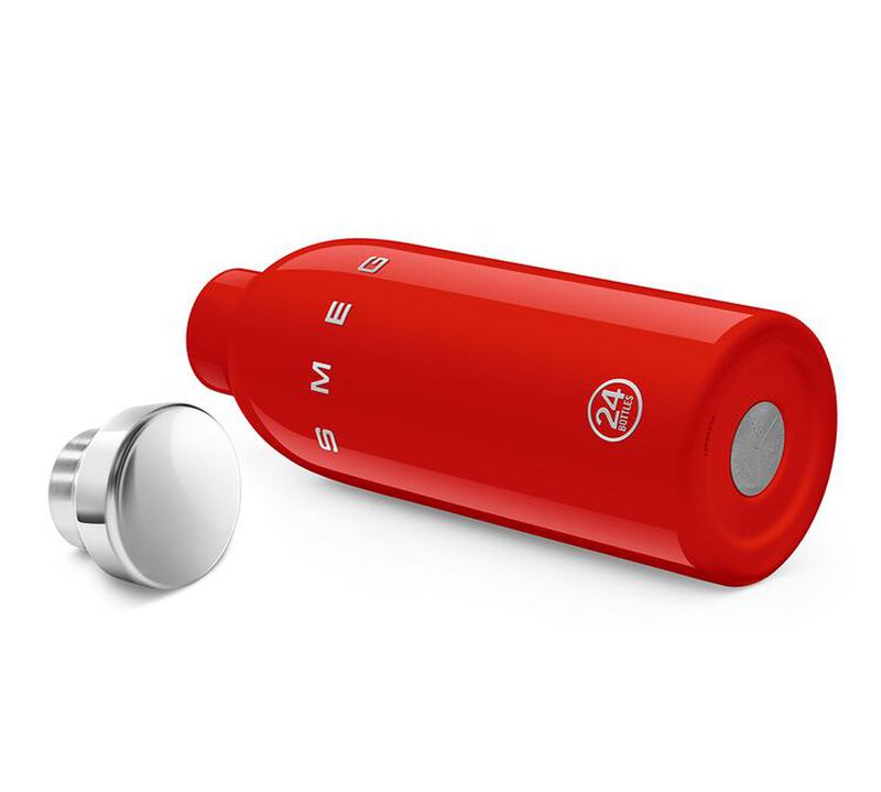 Bouteille isotherme double paroi rouge WBF01RD - Ann&eacute;es 50 - 50 cl- SMEG image number 5