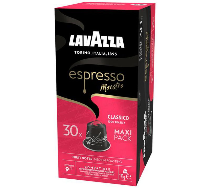 30 Nespresso* Original Compatible Capsules Classico &ndash; LAVAZZA image number 1