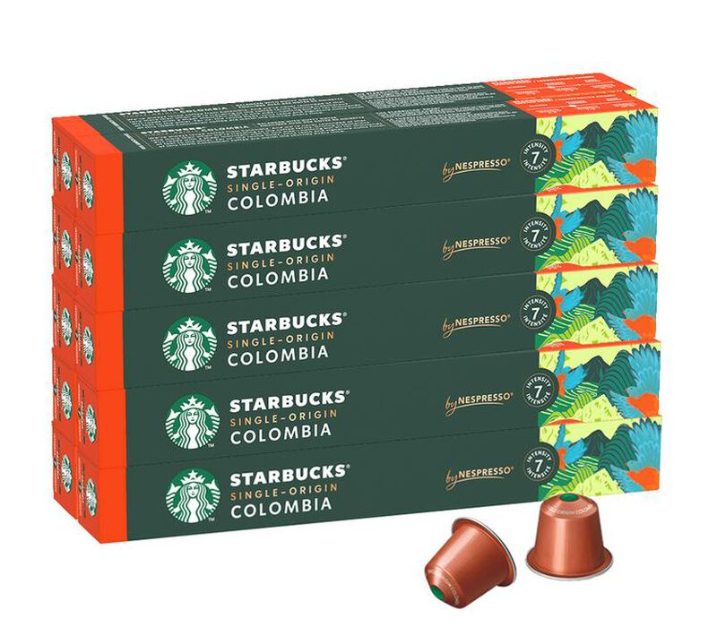 100 Nespresso* Original Compatible Capsules Colombia &ndash; STARBUCKS image number 0